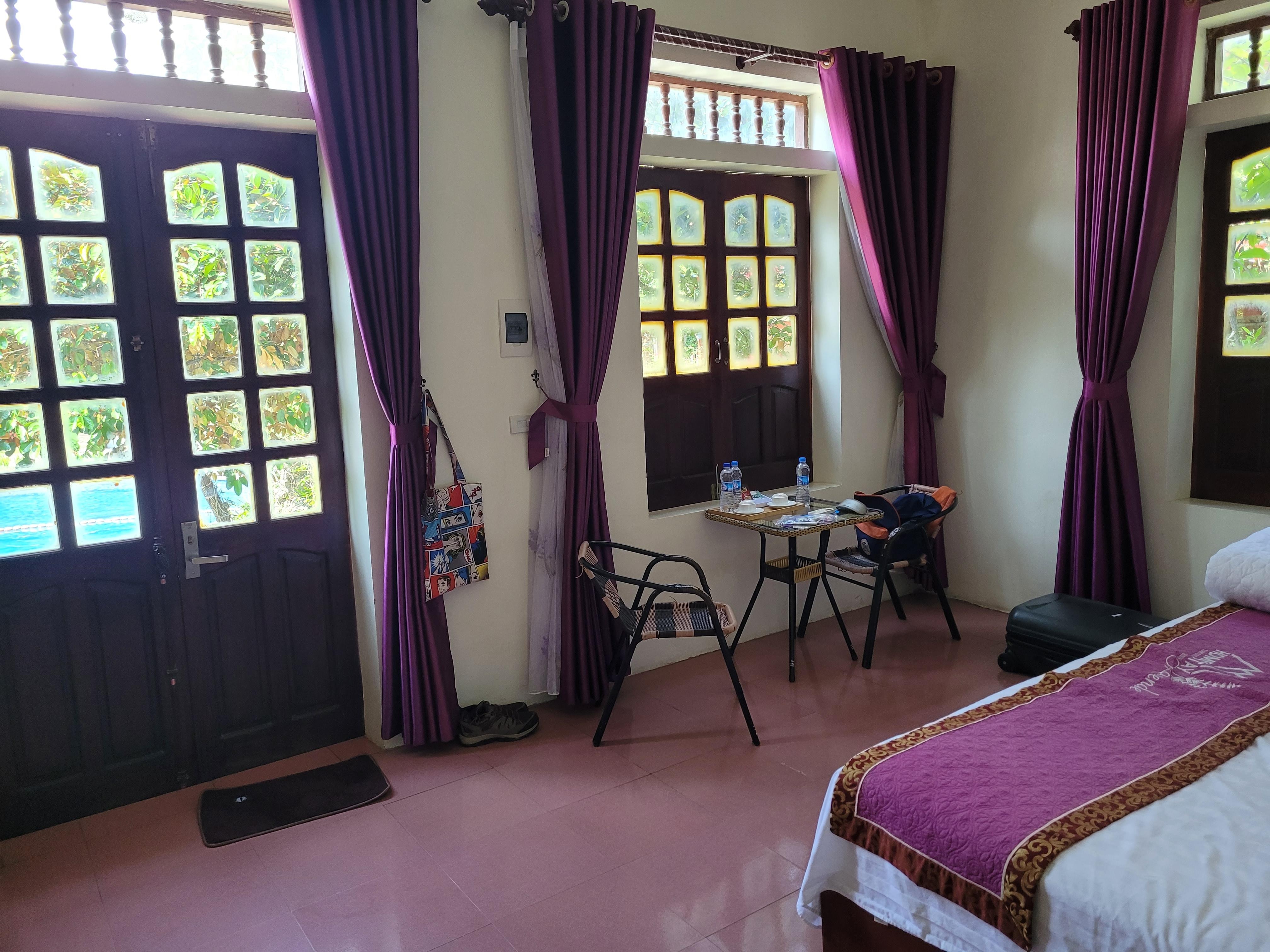 Notre chambre, immense avec son très grand lit