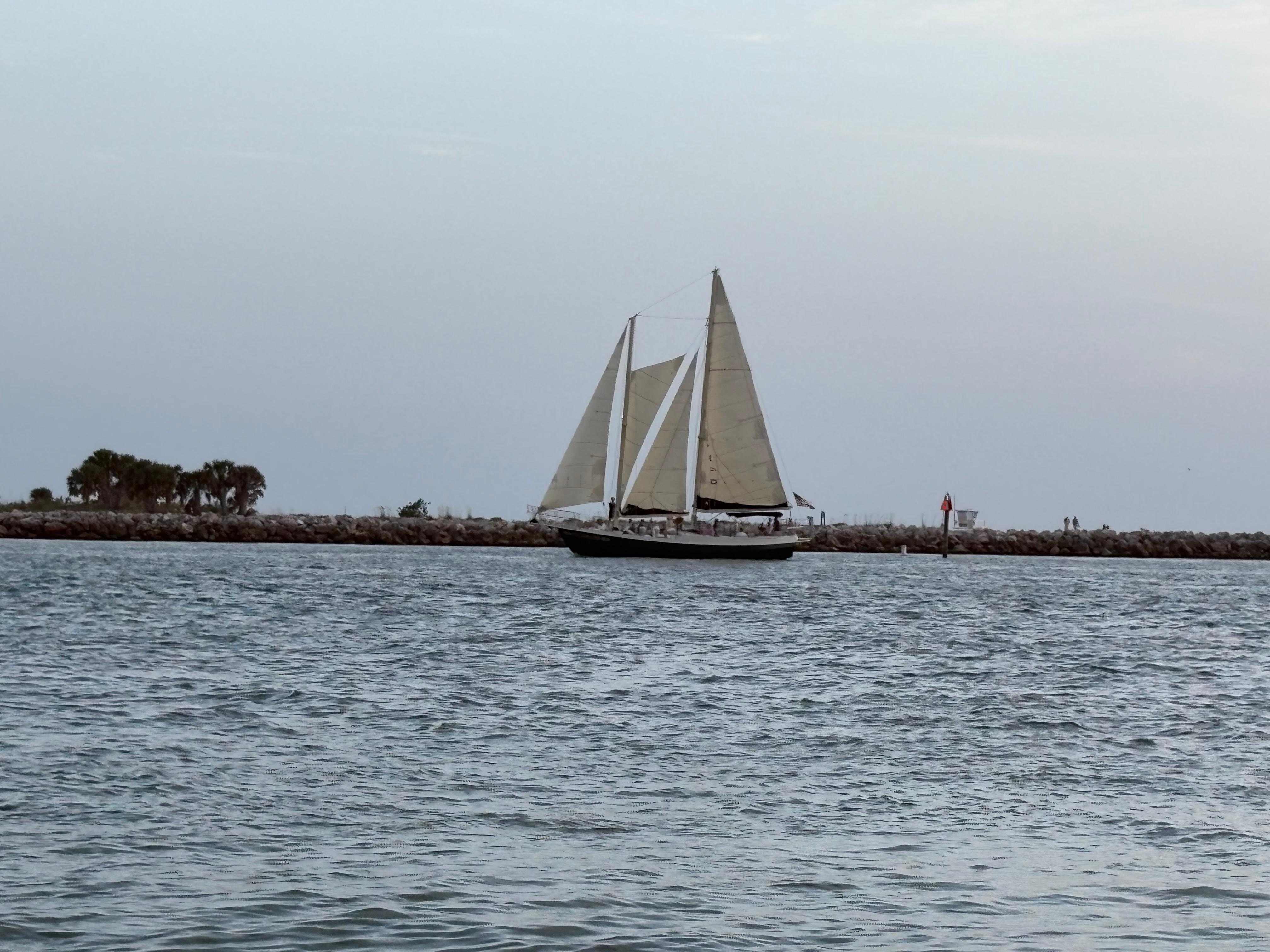 Lots of action on the water for photo ops.