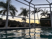 View from the pool
