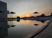 Pool sunset