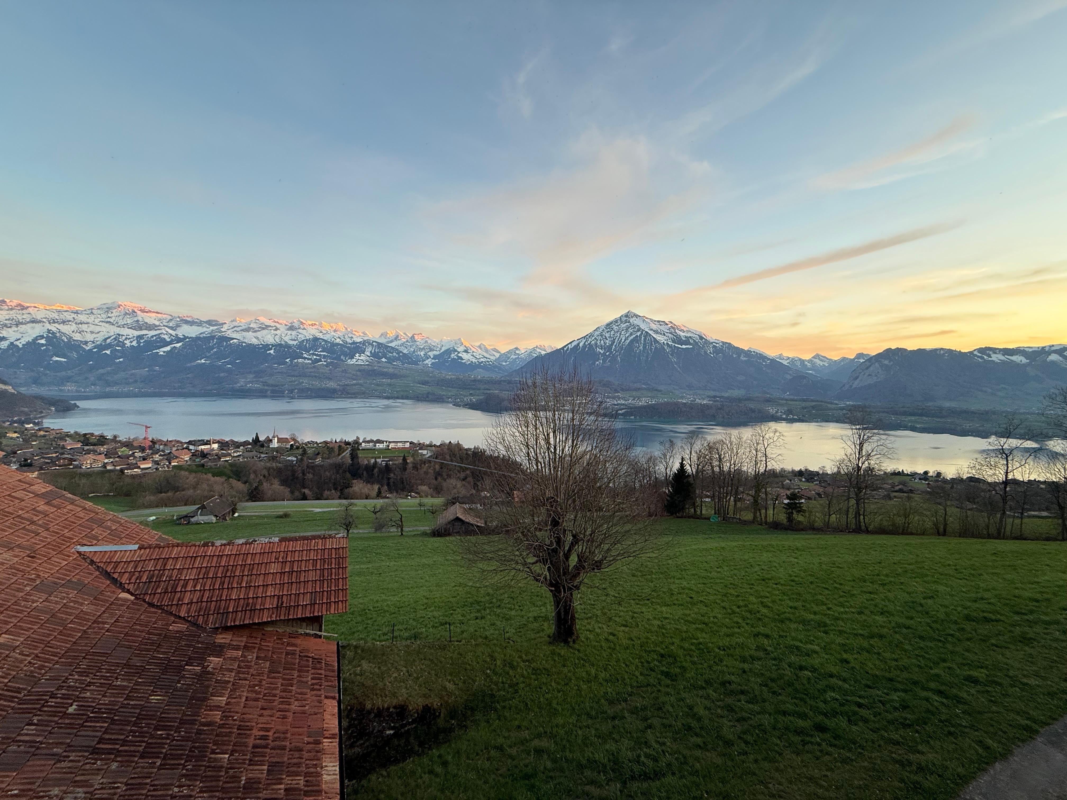 Morning before we left 