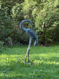 Sculpture in the garden