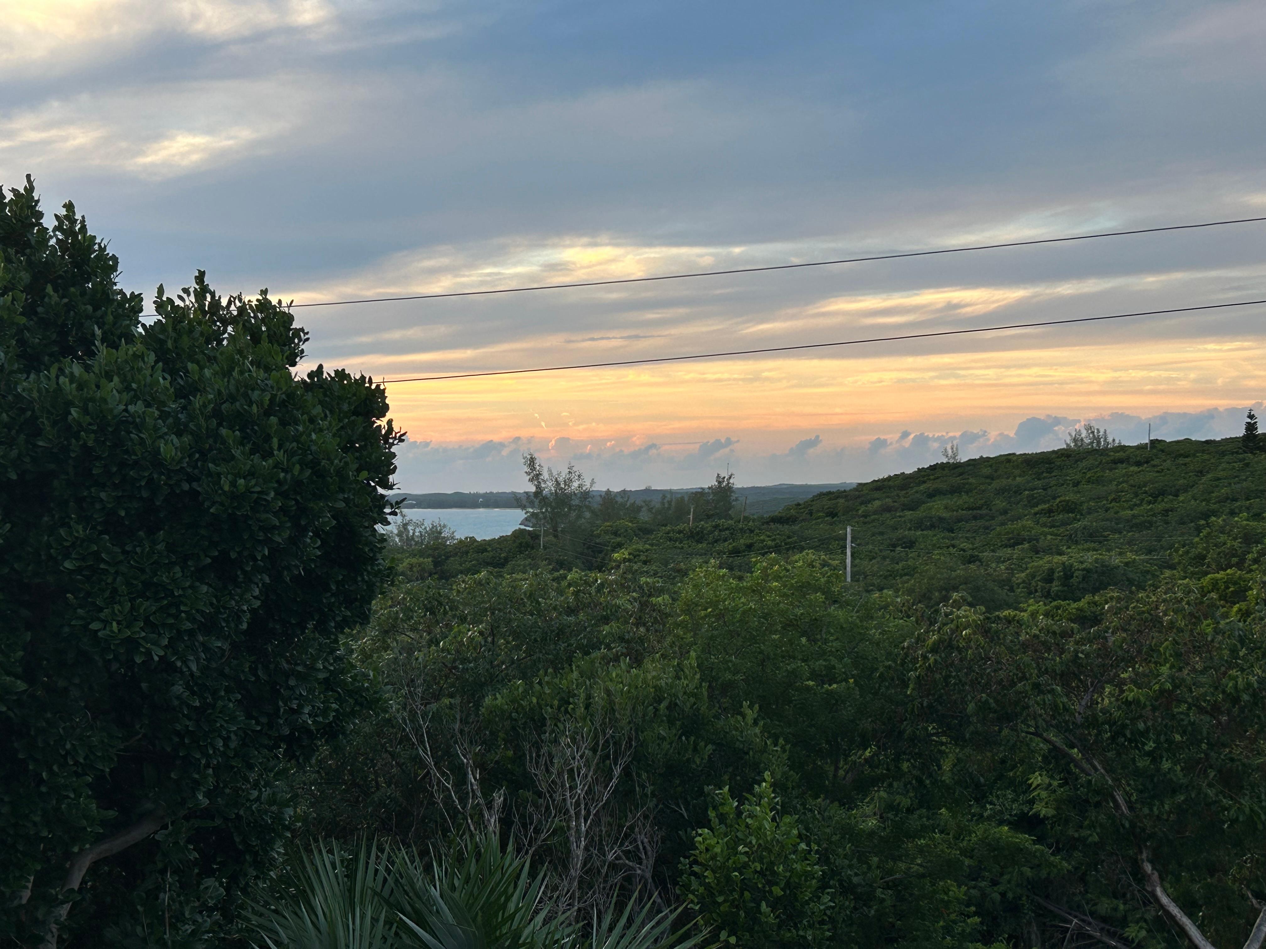 The bit of water visible from the porch.