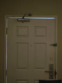 Only issue for me was the gap at the top right of the door. Kind of worries me.