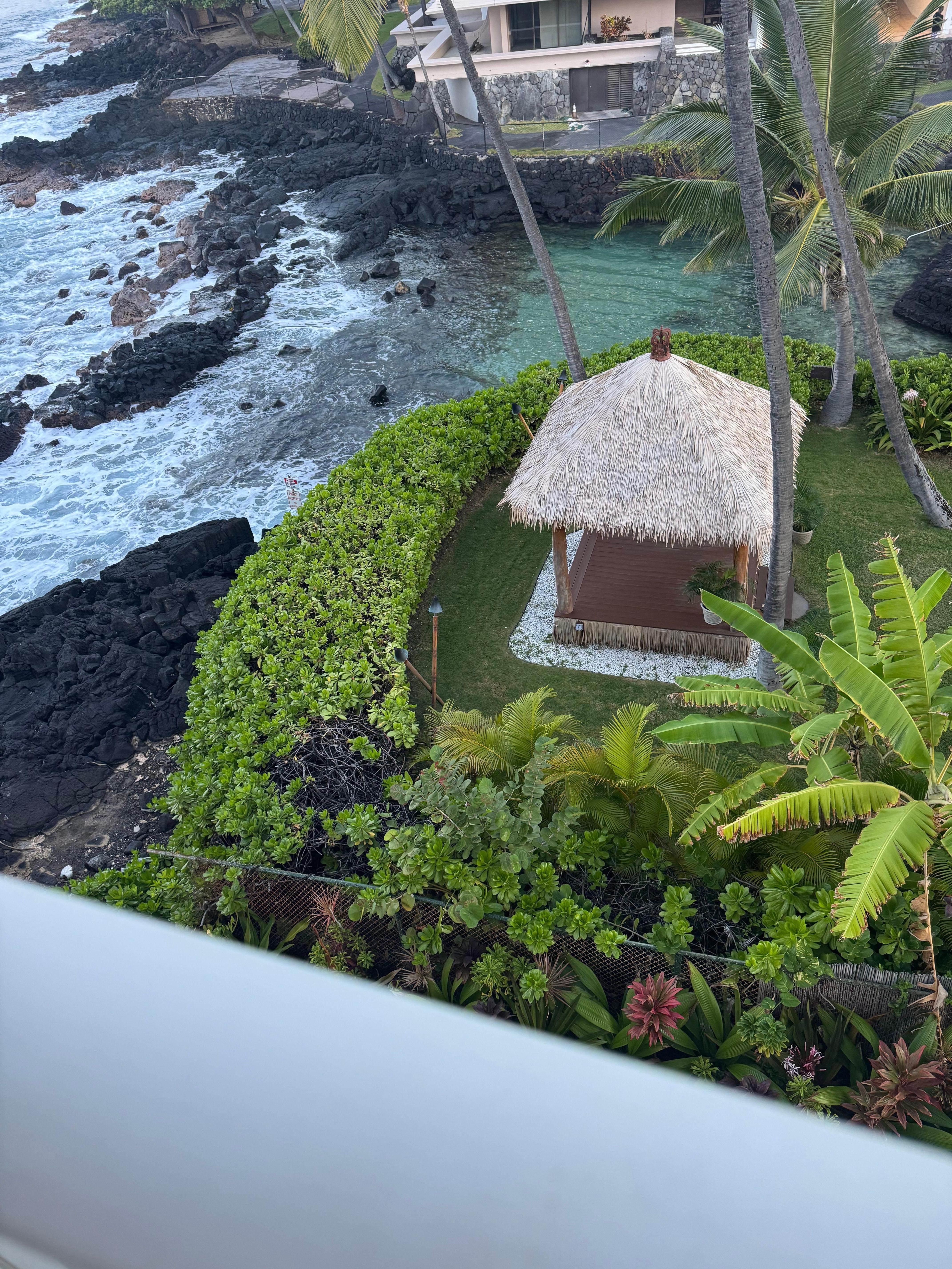 Lagoon view from Lanai
