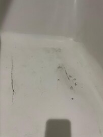 Tub crack