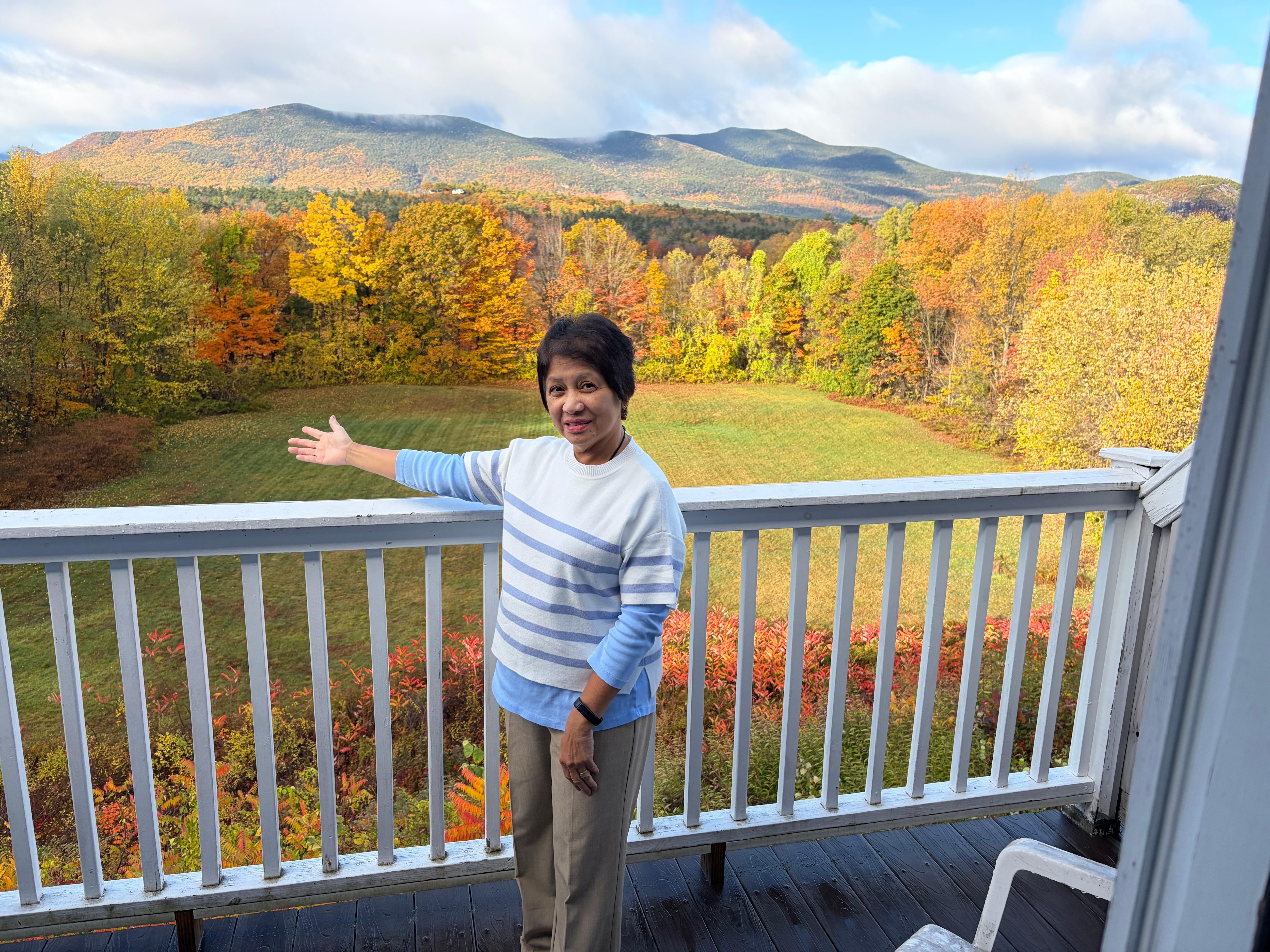 The view from the balcony of our hotel upon waking up . Stunning !! I feel like I walked inside a painting ❤️❤️❤️