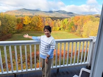 The view from the balcony of our hotel upon waking up . Stunning !! I feel like I walked inside a painting ❤️❤️❤️