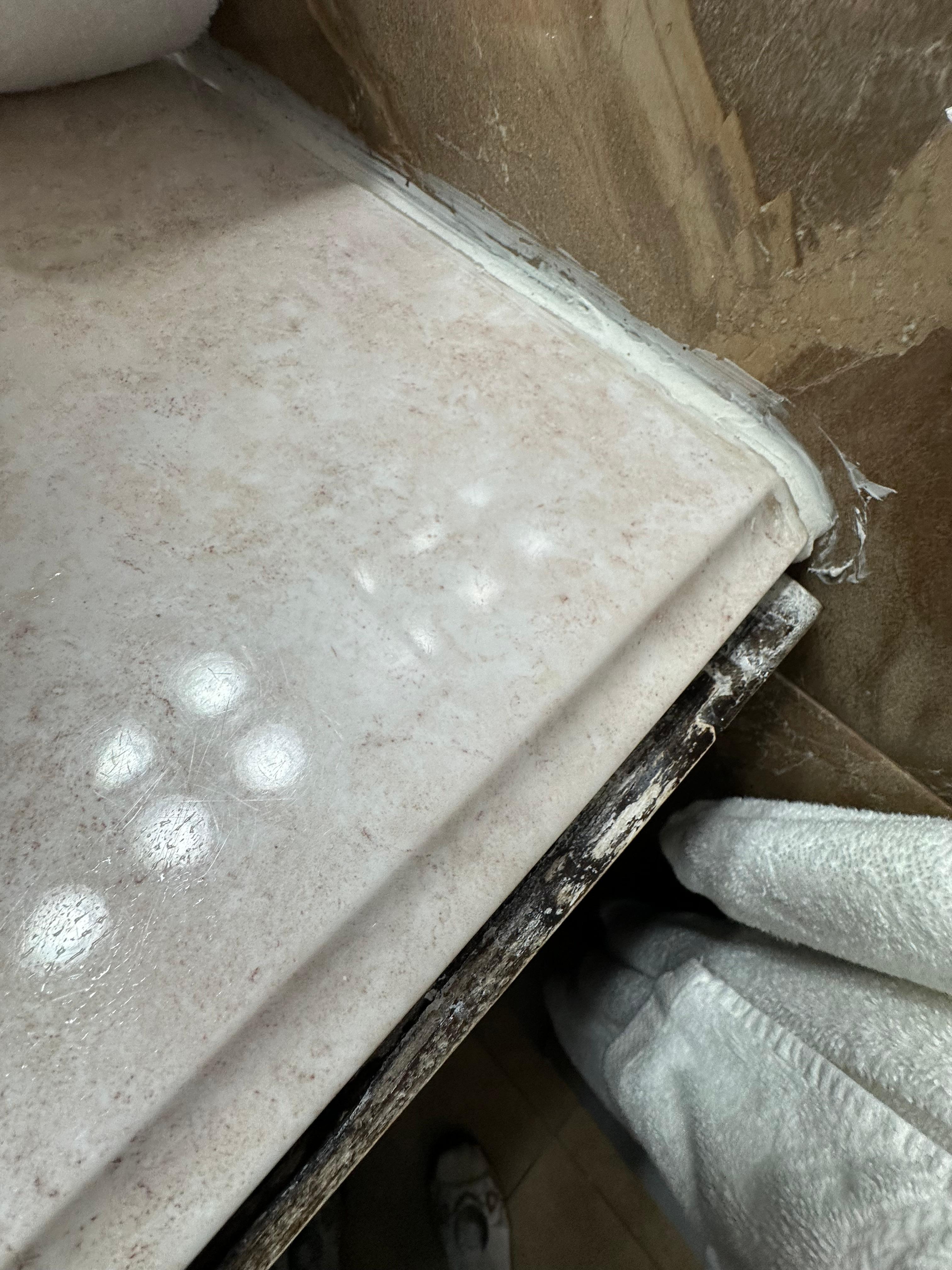 Look at that caulking. 