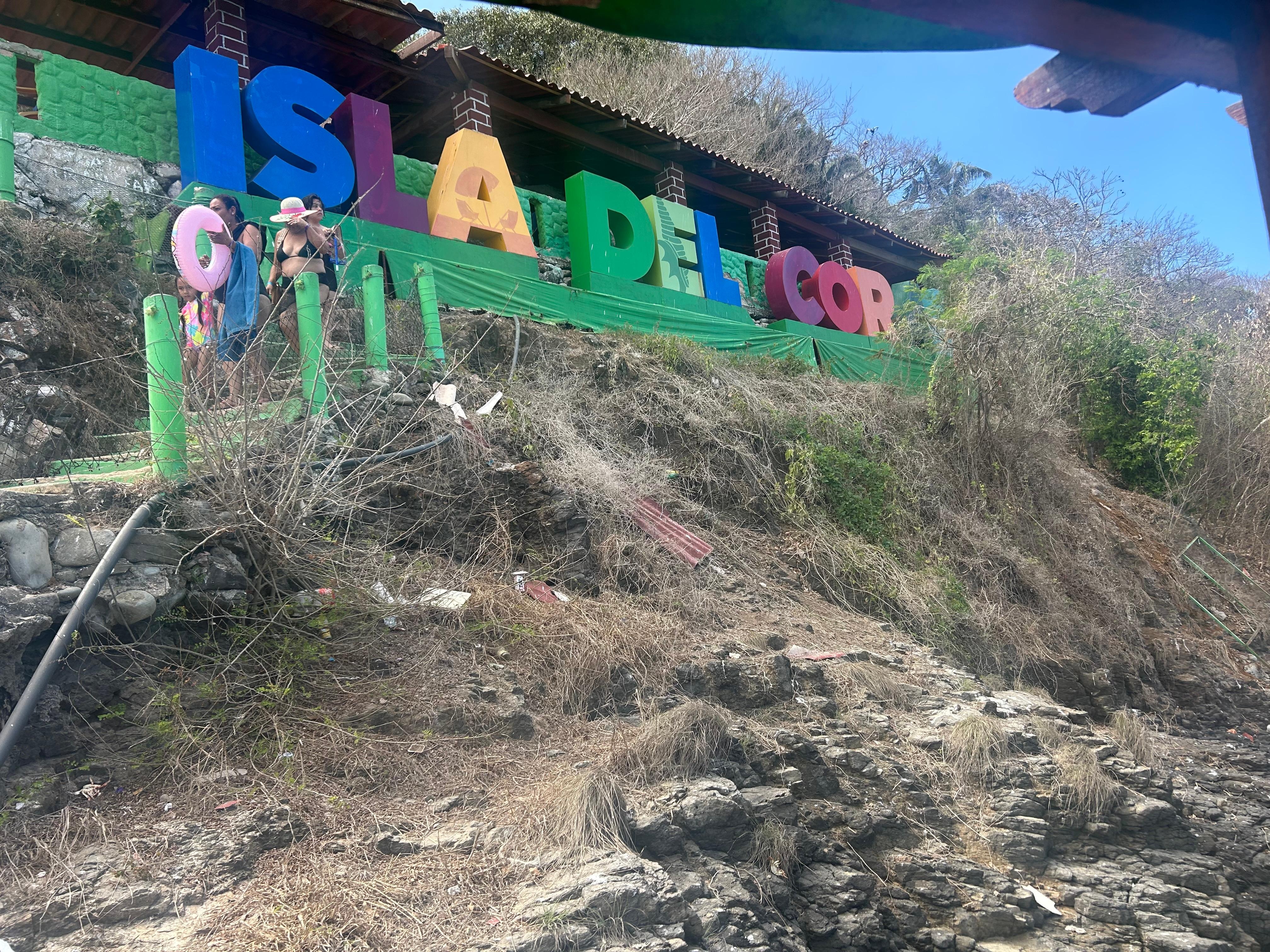 Island across from hotel