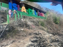 Island across from hotel