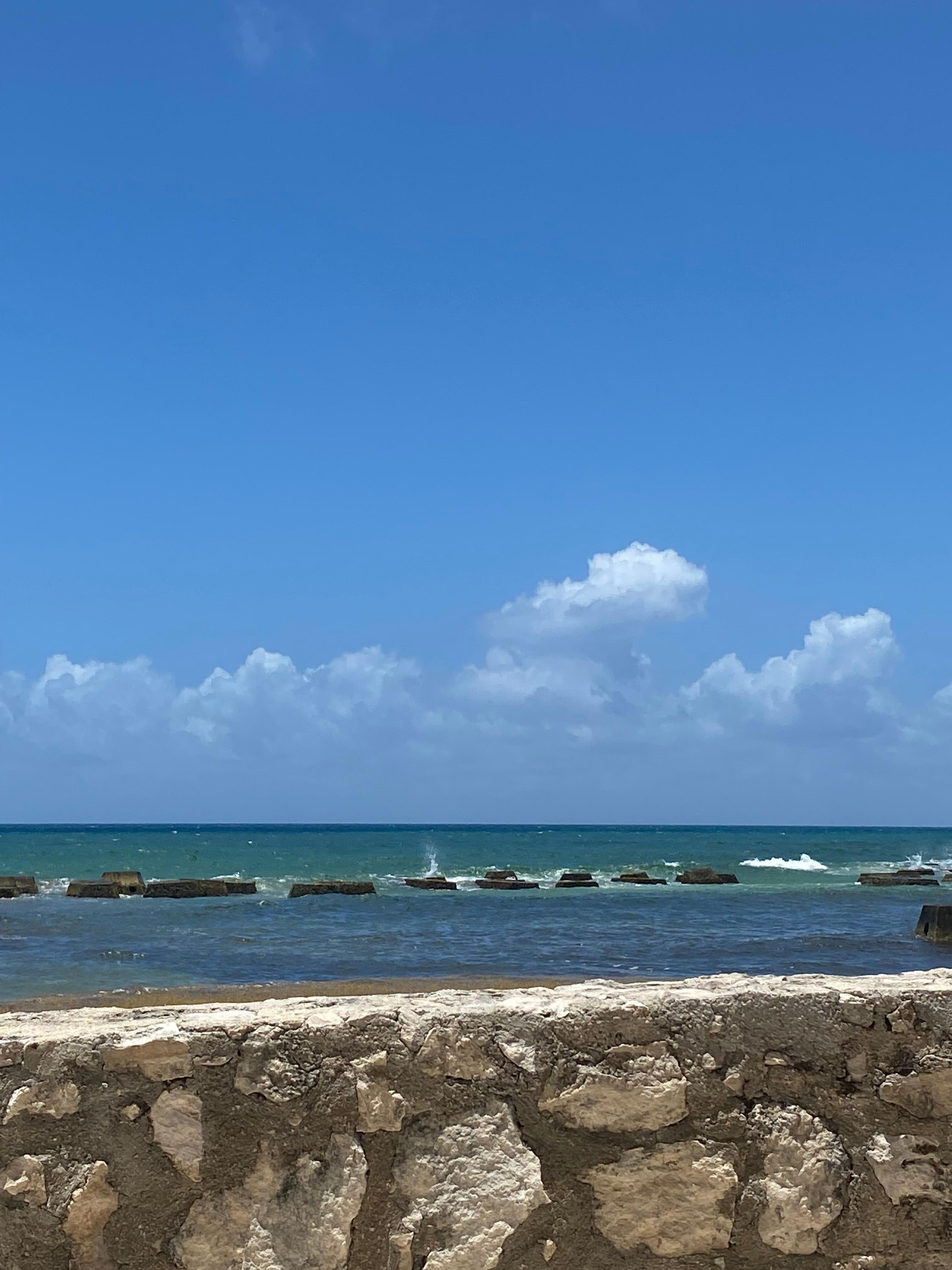 This is as far as you get to beach unless you go on excursions to different beach