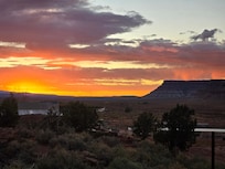 Sunset from the porch.