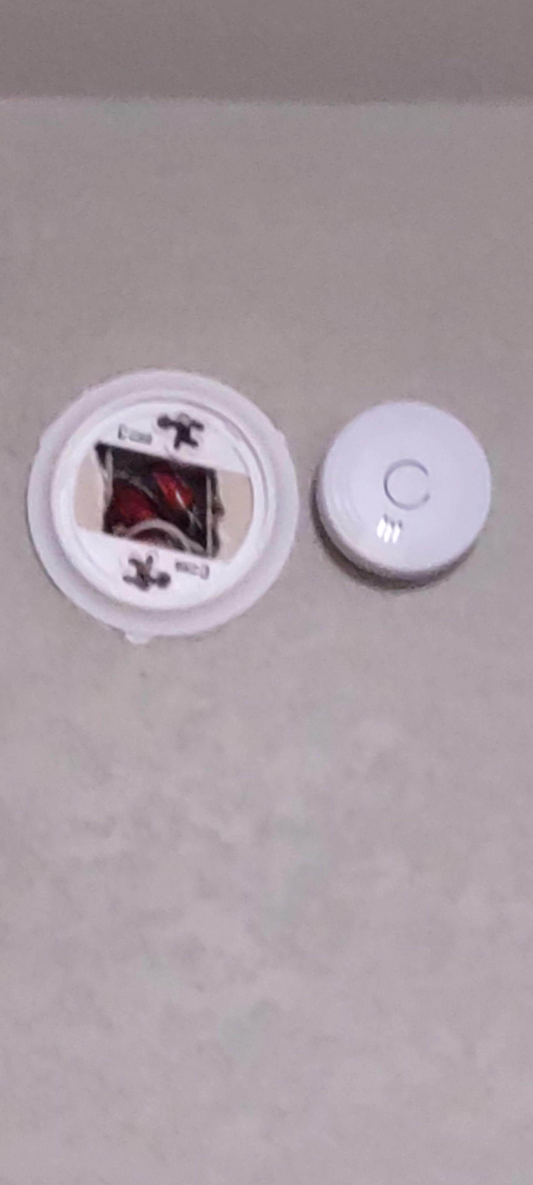 Broken smoke alarm
