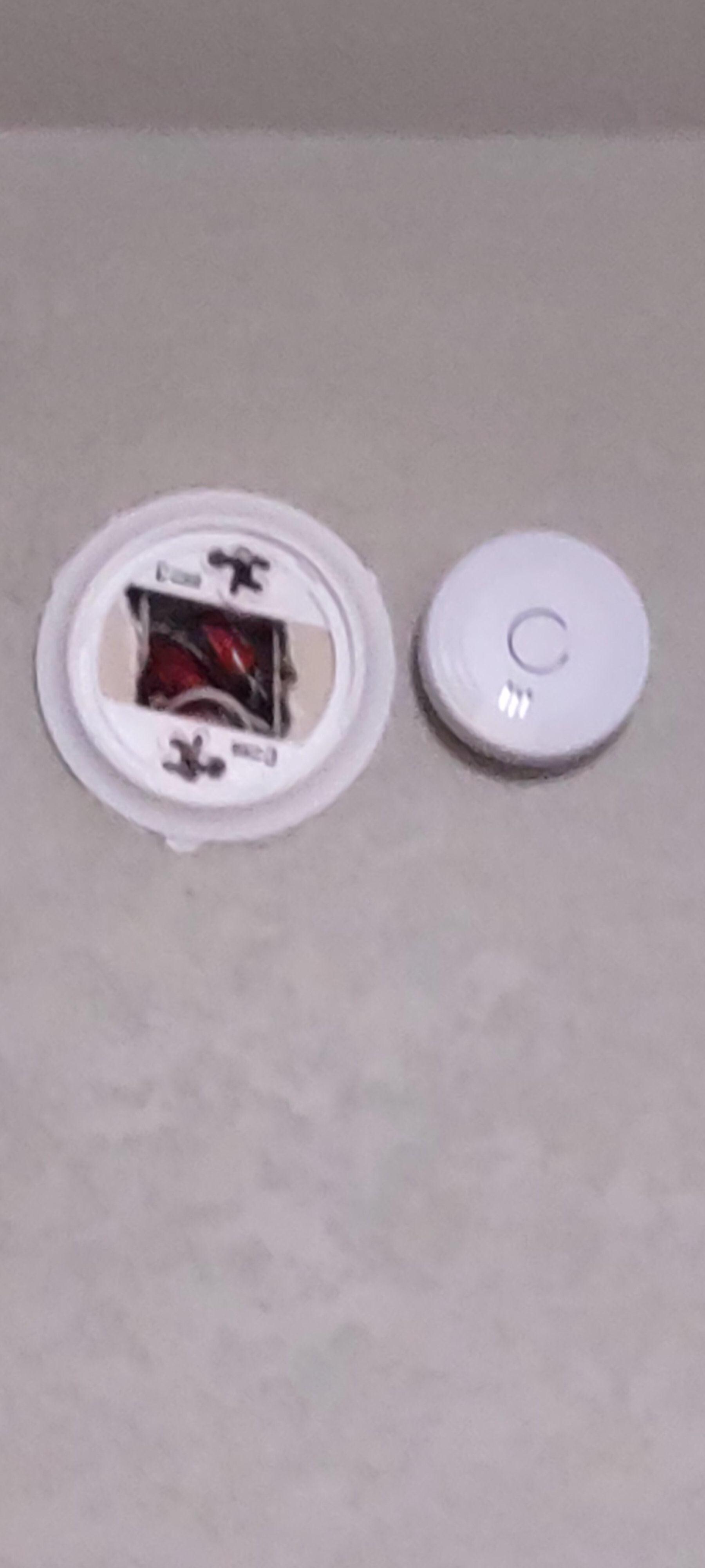 Broken smoke alarm