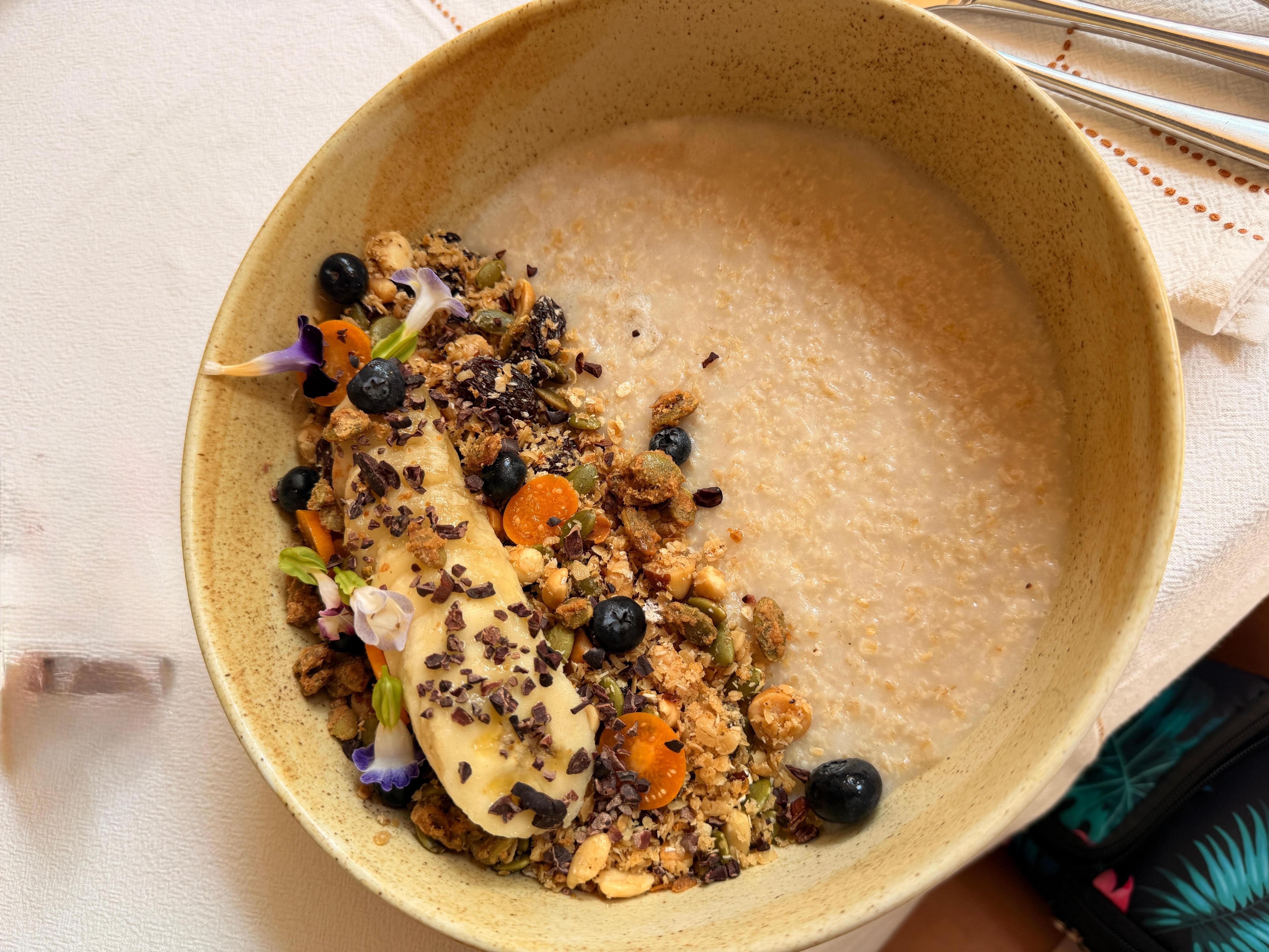 Oatmeal zum Frühstück 