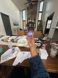 Here’s a great picture of the inside living room! Looks exactly like the picture / everything did!;)