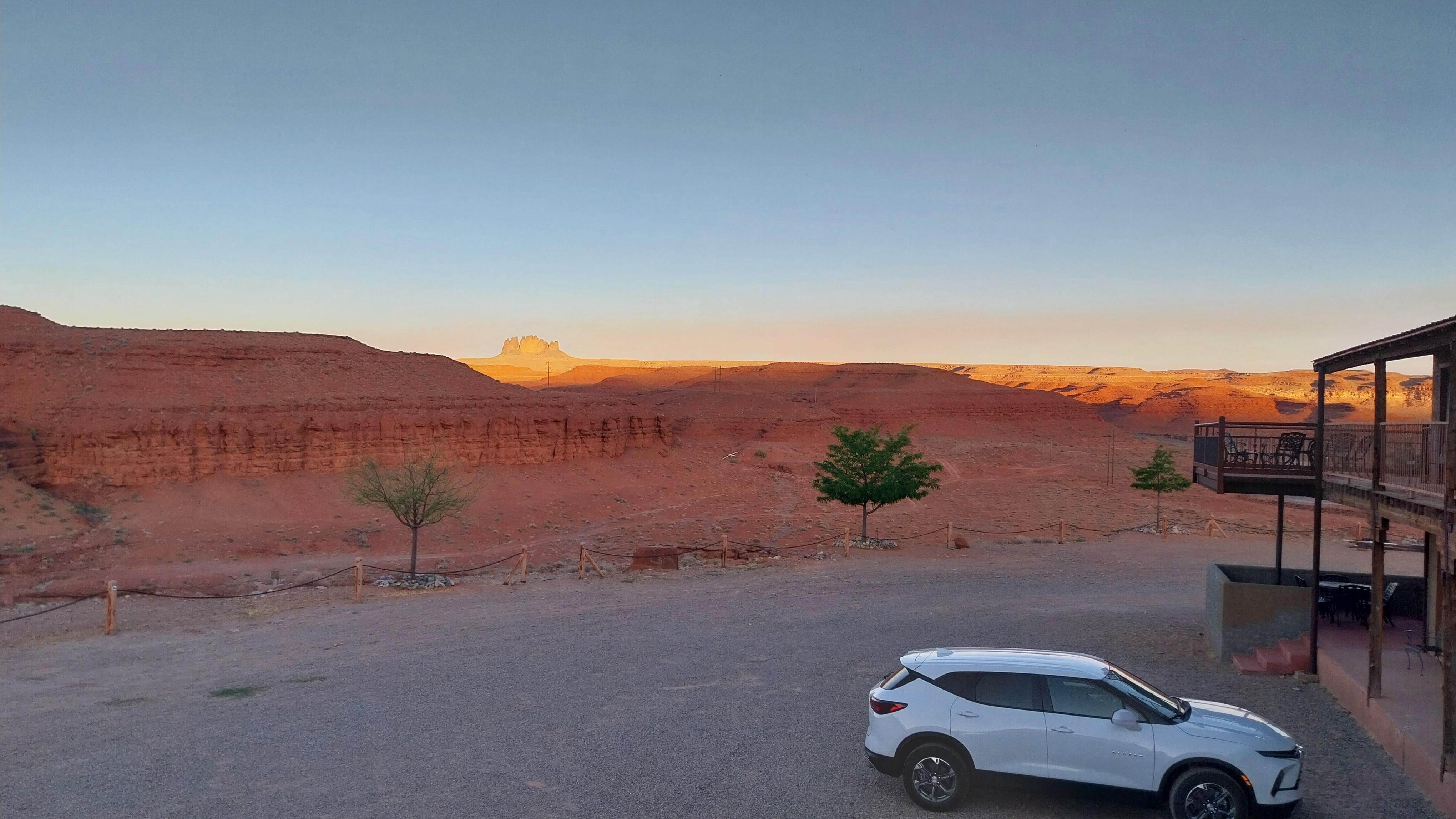 Vue des chambres côté canyon 
