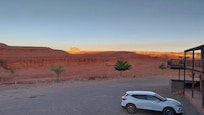Vue des chambres côté canyon