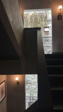 Staircase to rooms