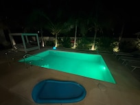 So pretty at night!