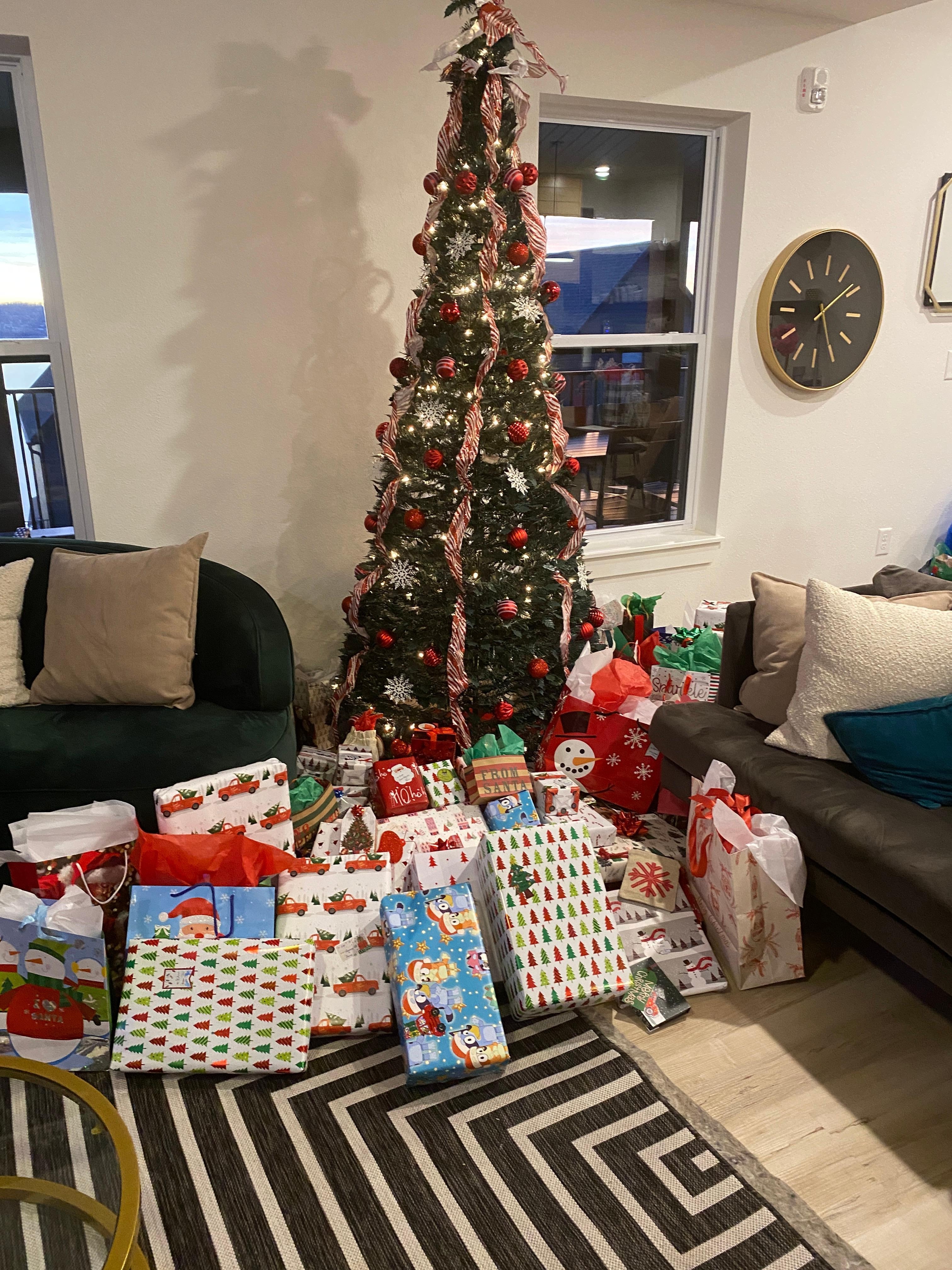 Presents under the tree