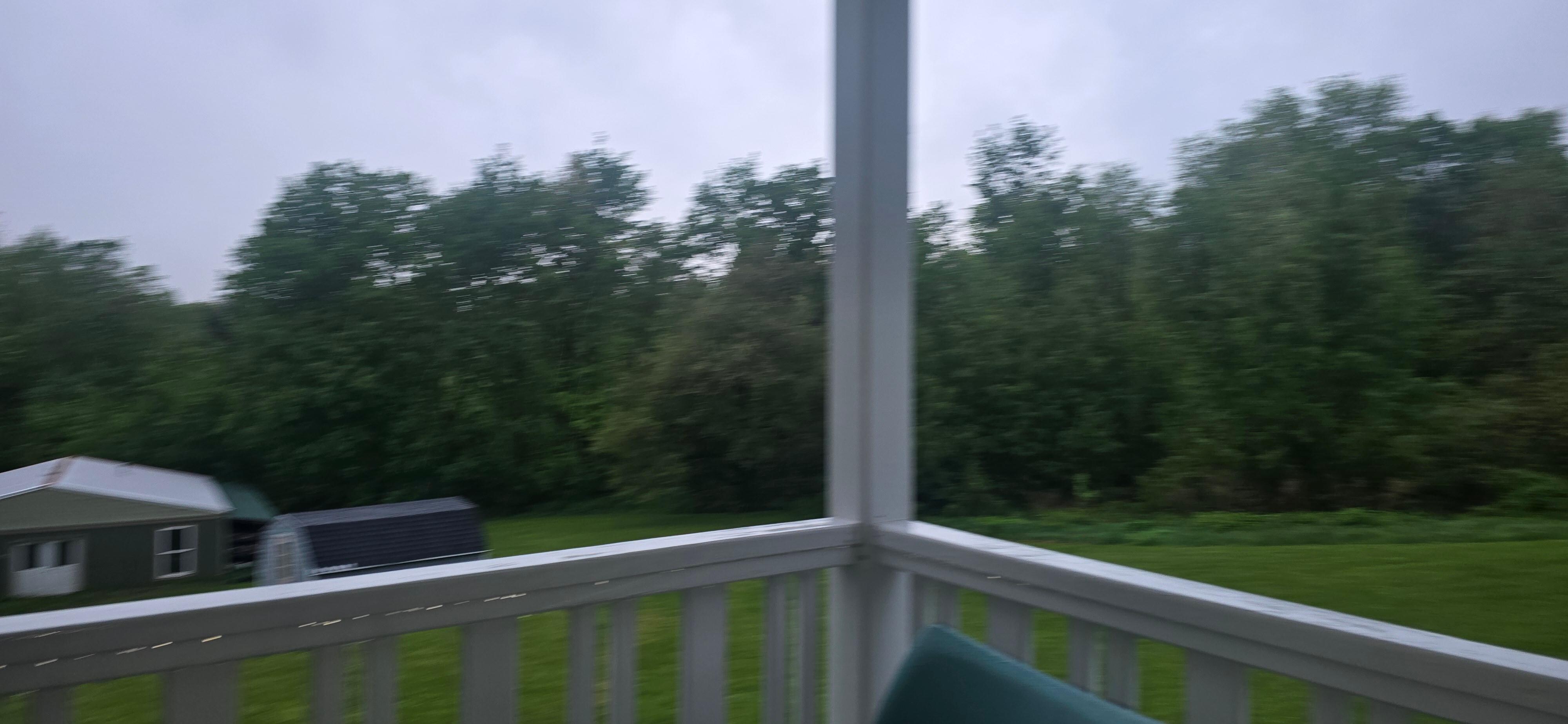 Also back porch but looking a little more to the north