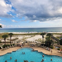 Pool view from patio