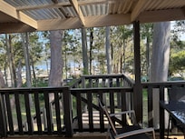 View from our spacious balcony