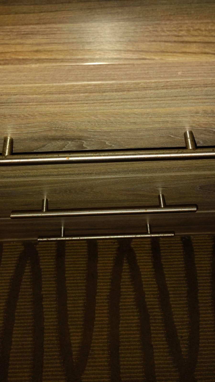 Rust on towel racks