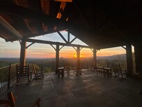 Sunrise from the pool area