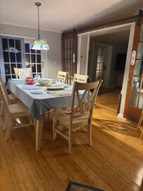 (The stunning dining room)