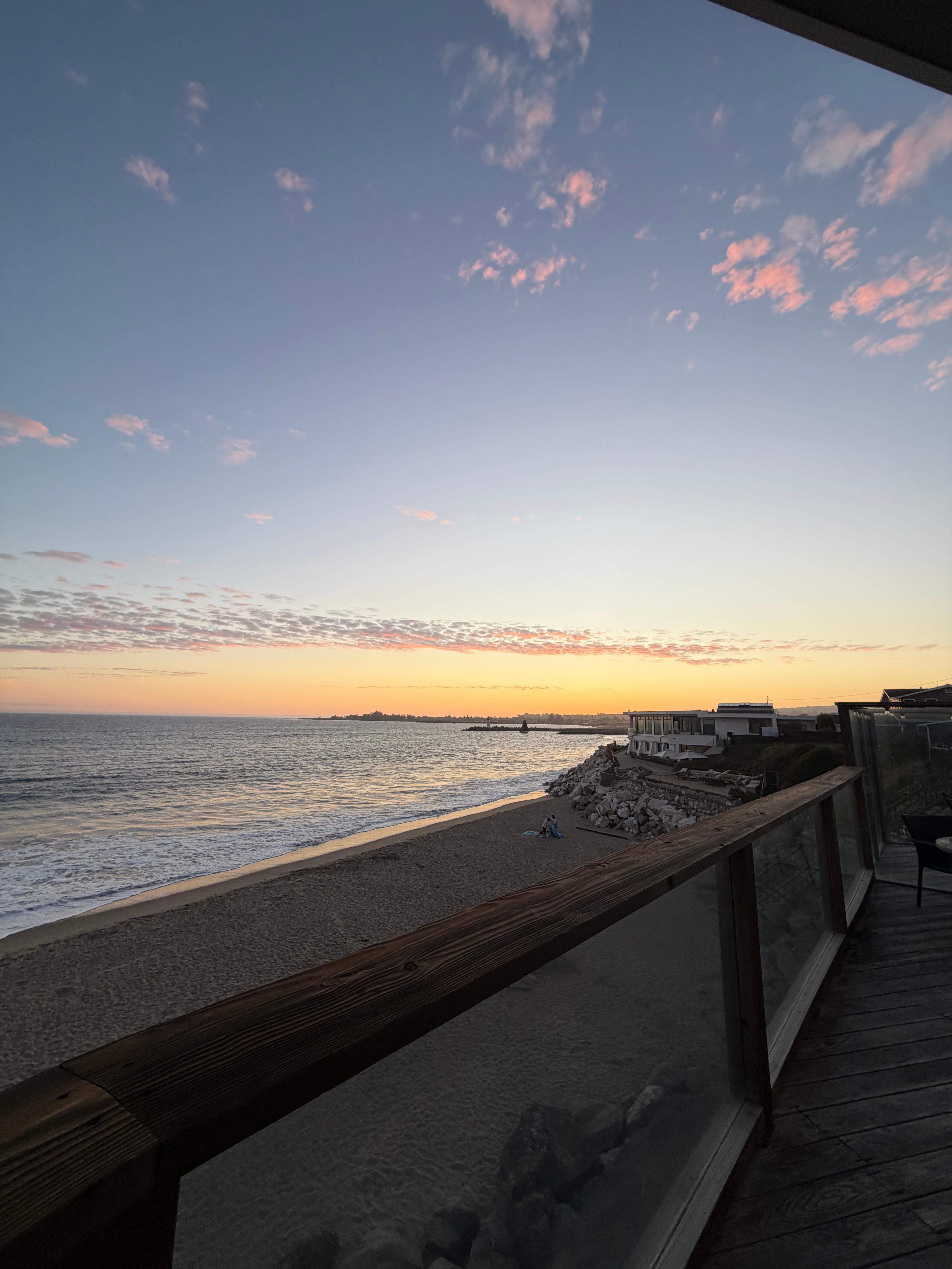 Beautiful views of sunsets each evening from deck