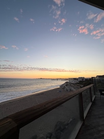 Beautiful views of sunsets each evening from deck
