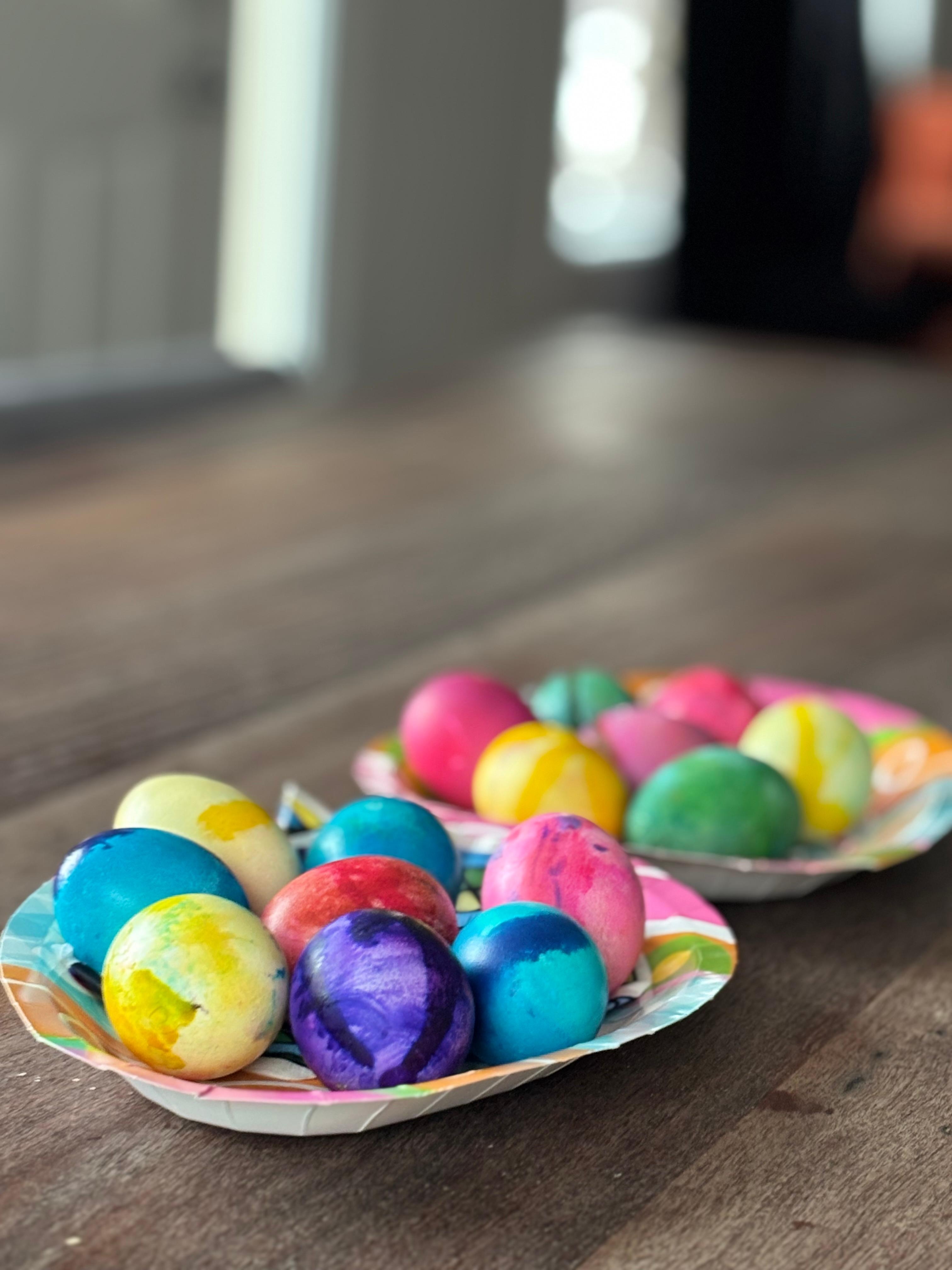Easter time , fun in games room . 