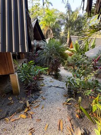 As we entered the property