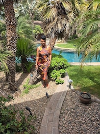 Enjoying the atmosphere