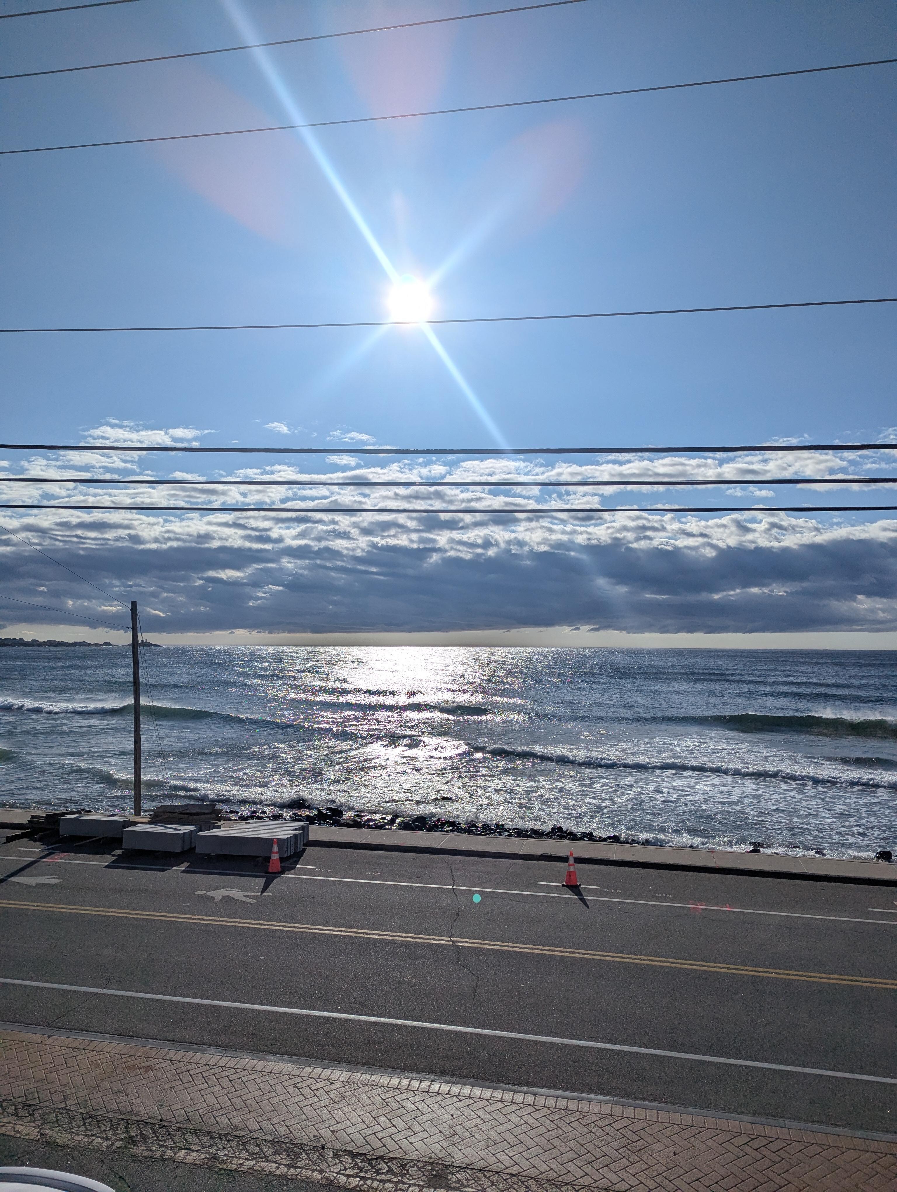 The view from our balcony 