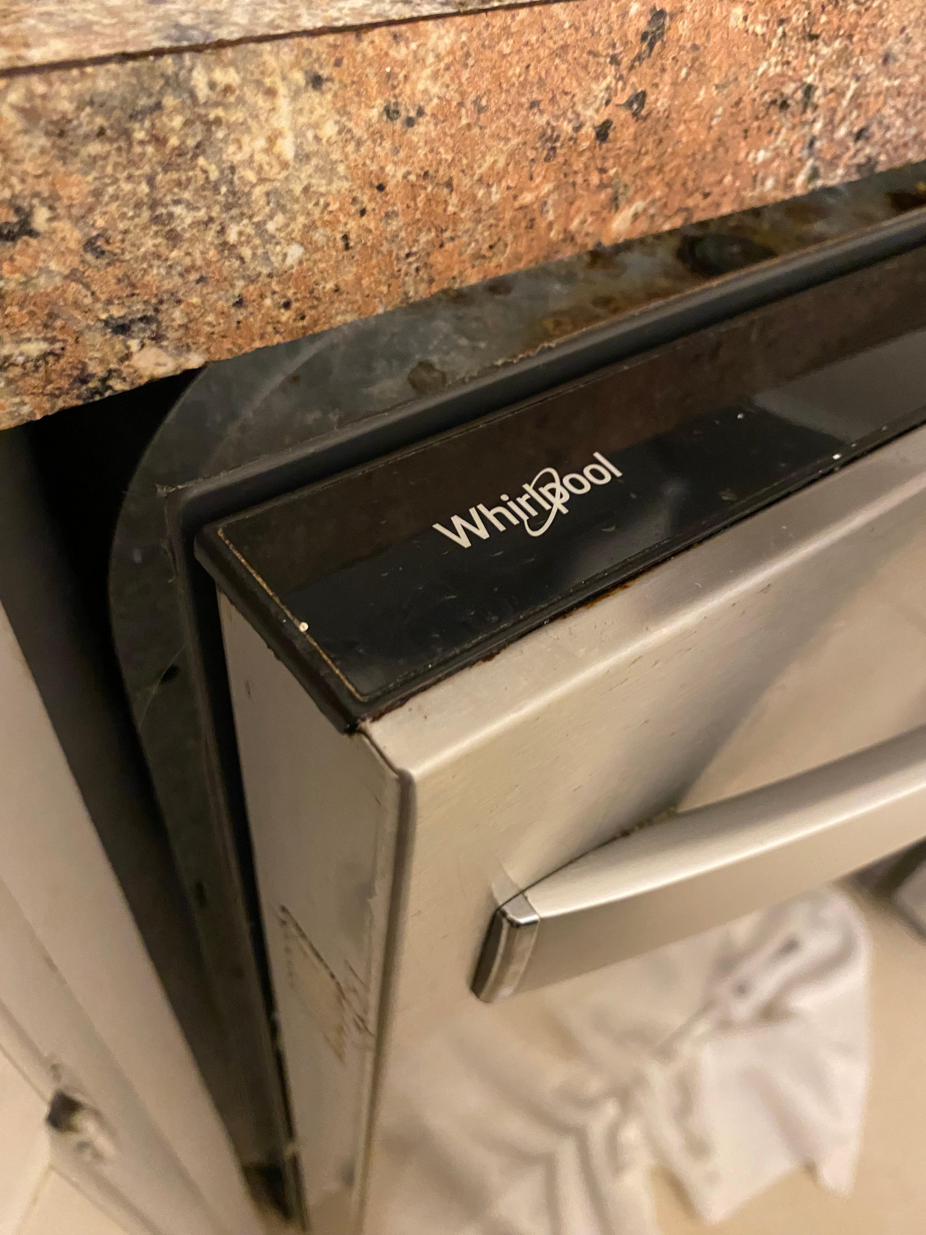 Dishwasher not attached well and leaked. 