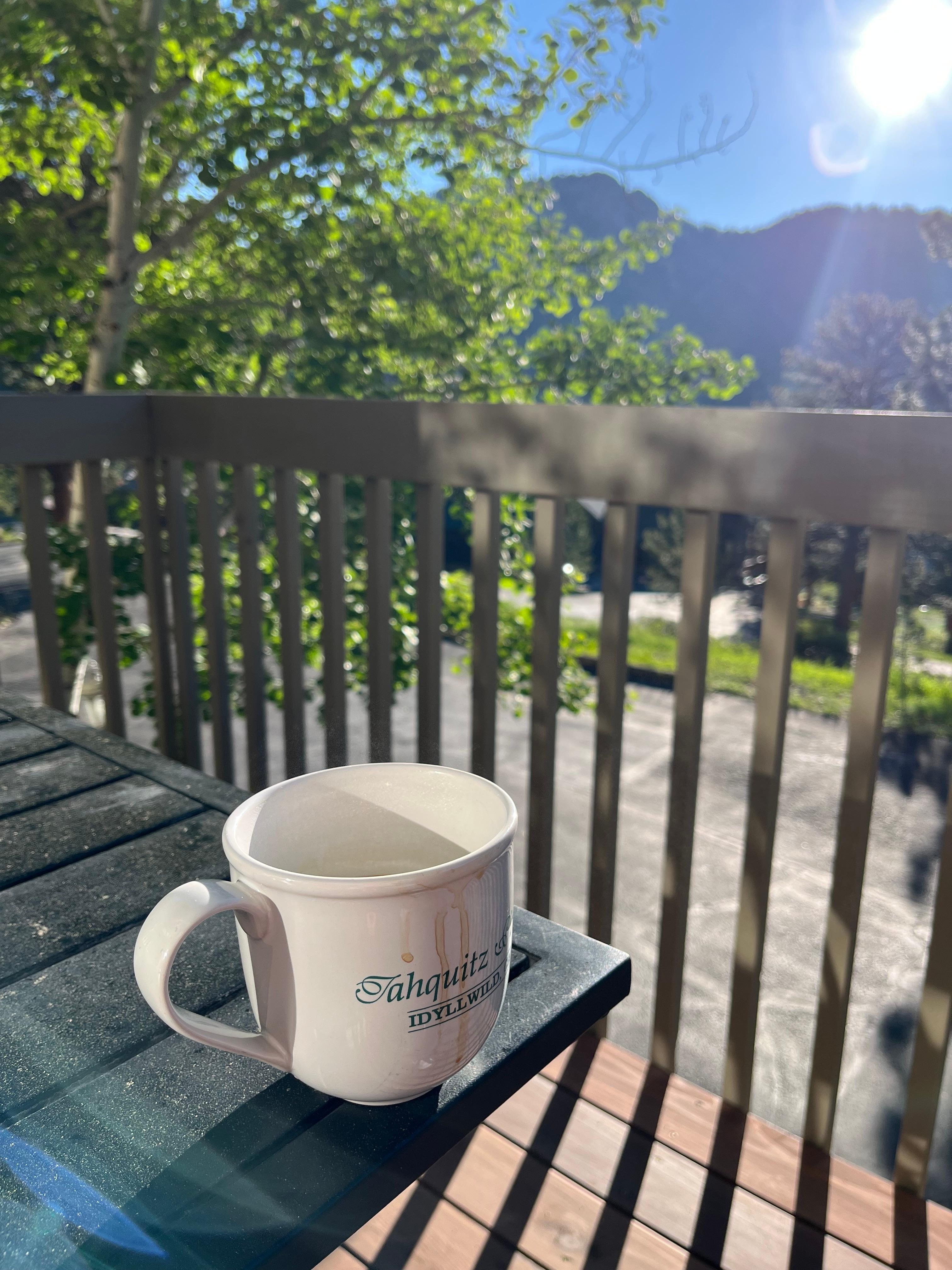 View from the front porch. 