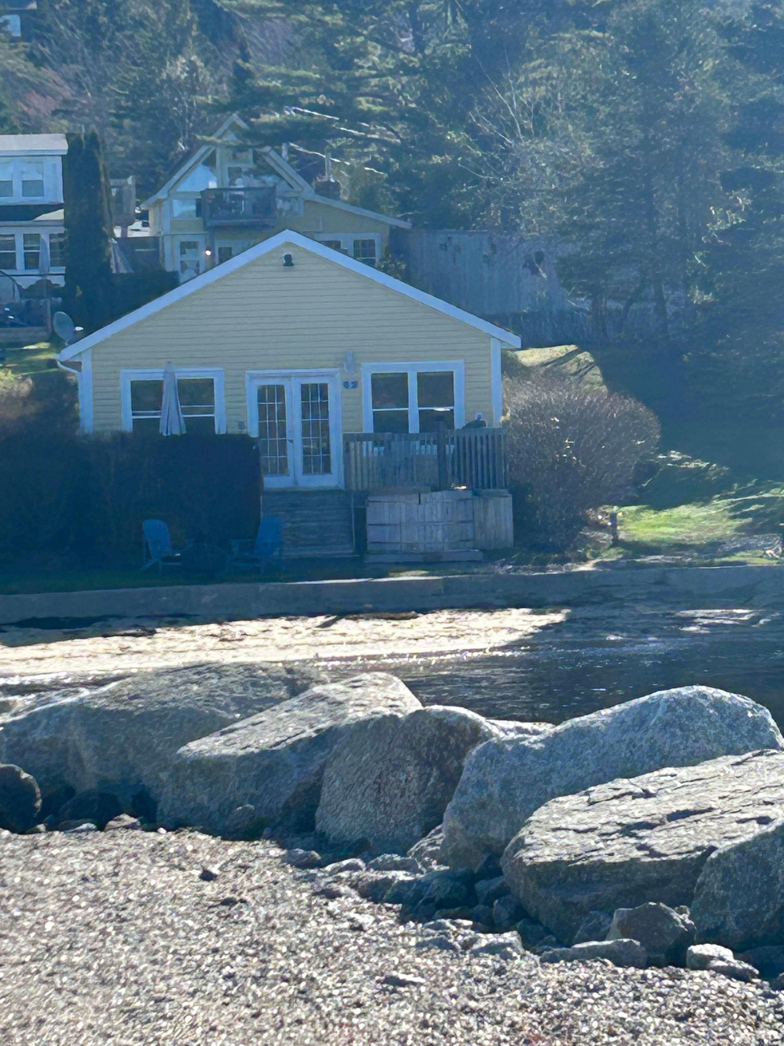 The cottage from the wharf