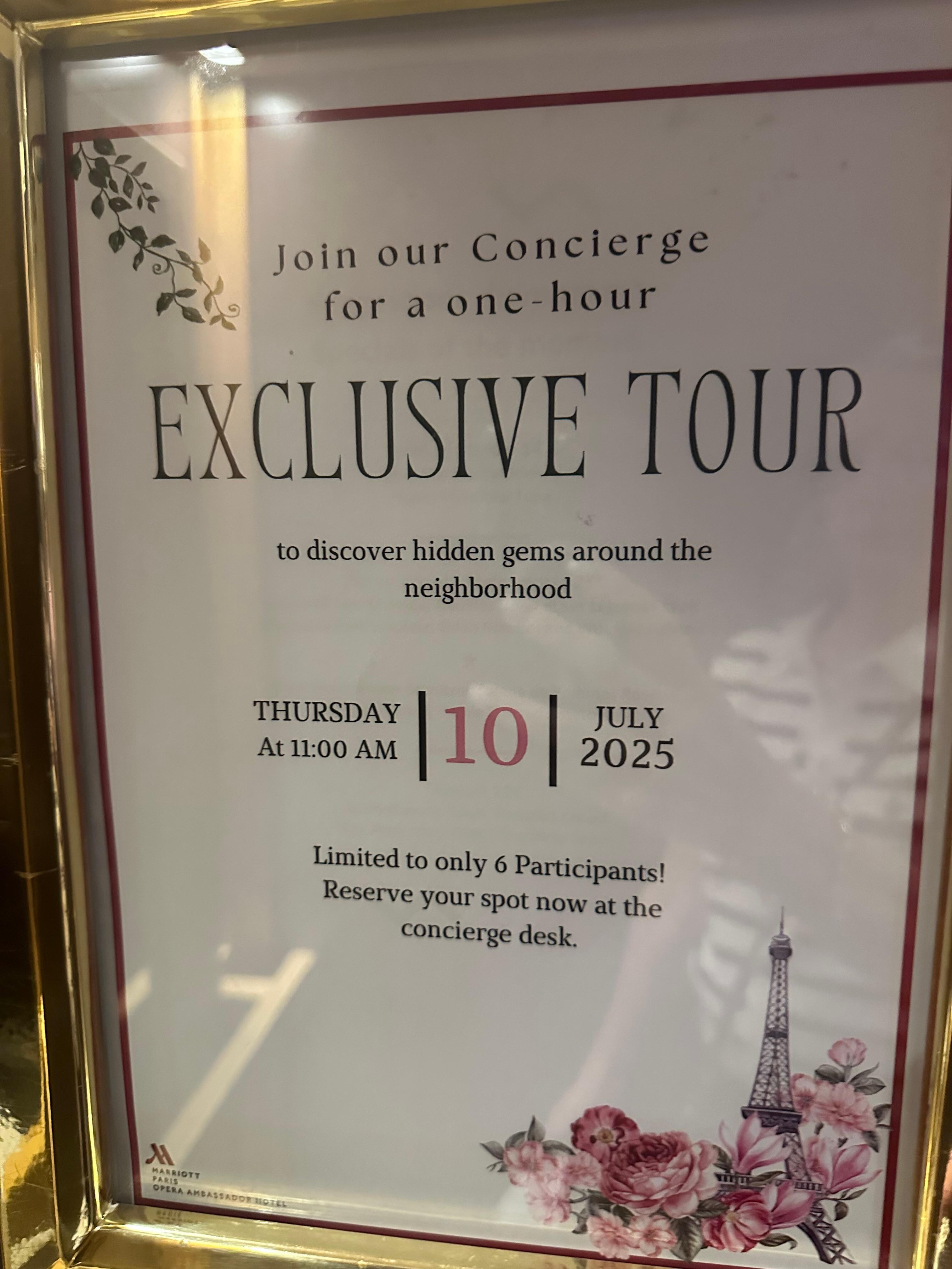Rare to have a hotel provide this. An excellent idea