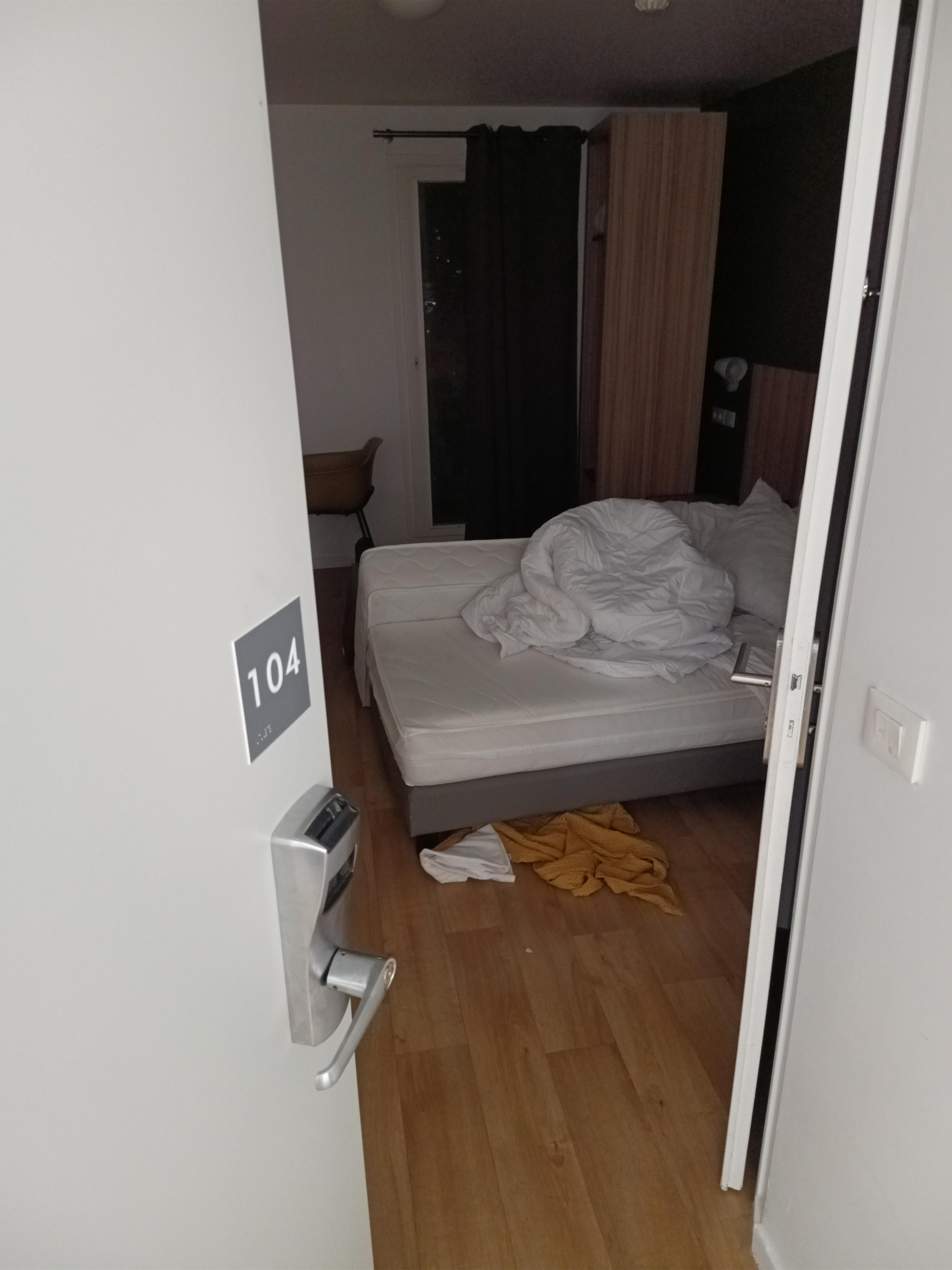 When we opened the door to our first room