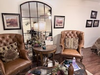 The living room area.