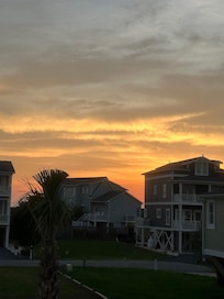 Sunset from the back porch