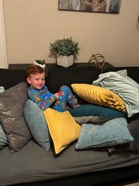 A couch full of pillows is perfrct