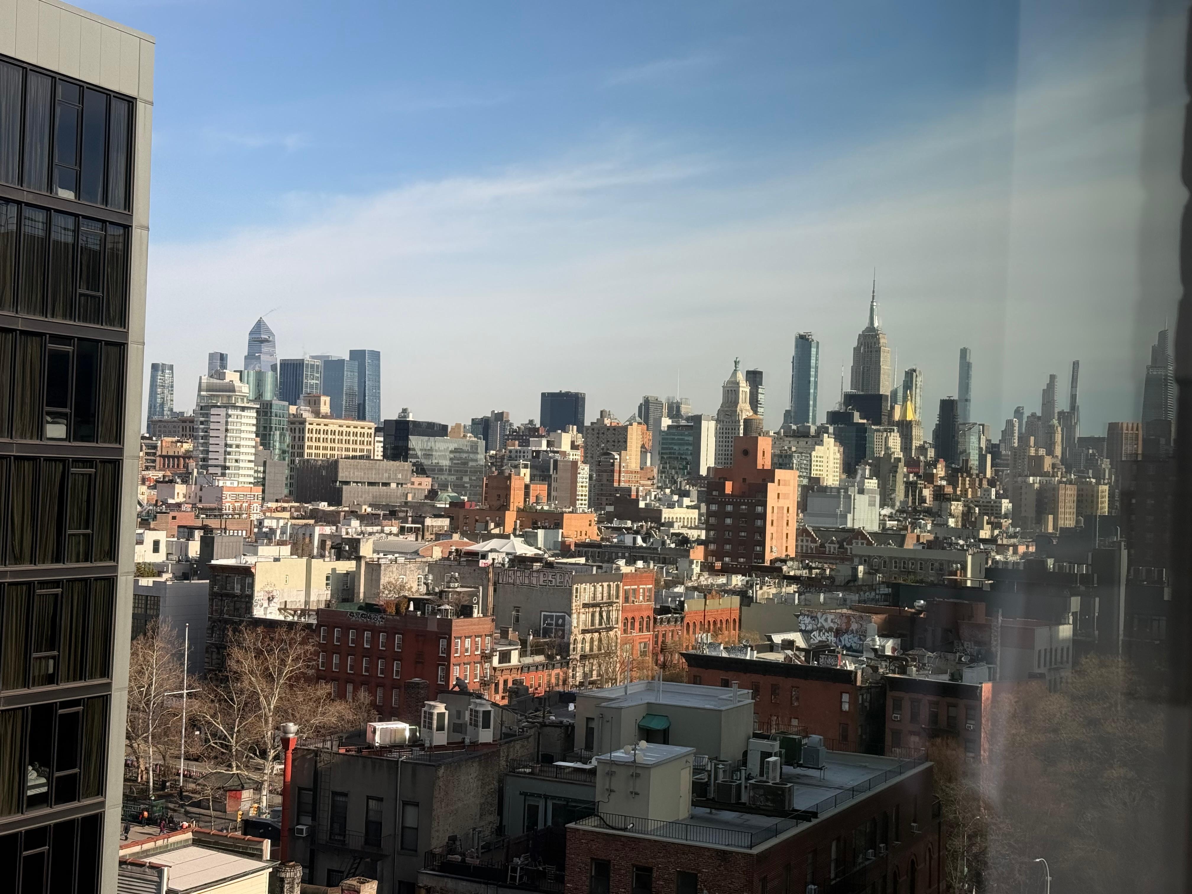12th floor, view north towards Midtown