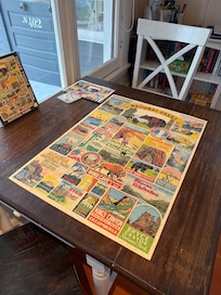 One of many puzzles available in the house.