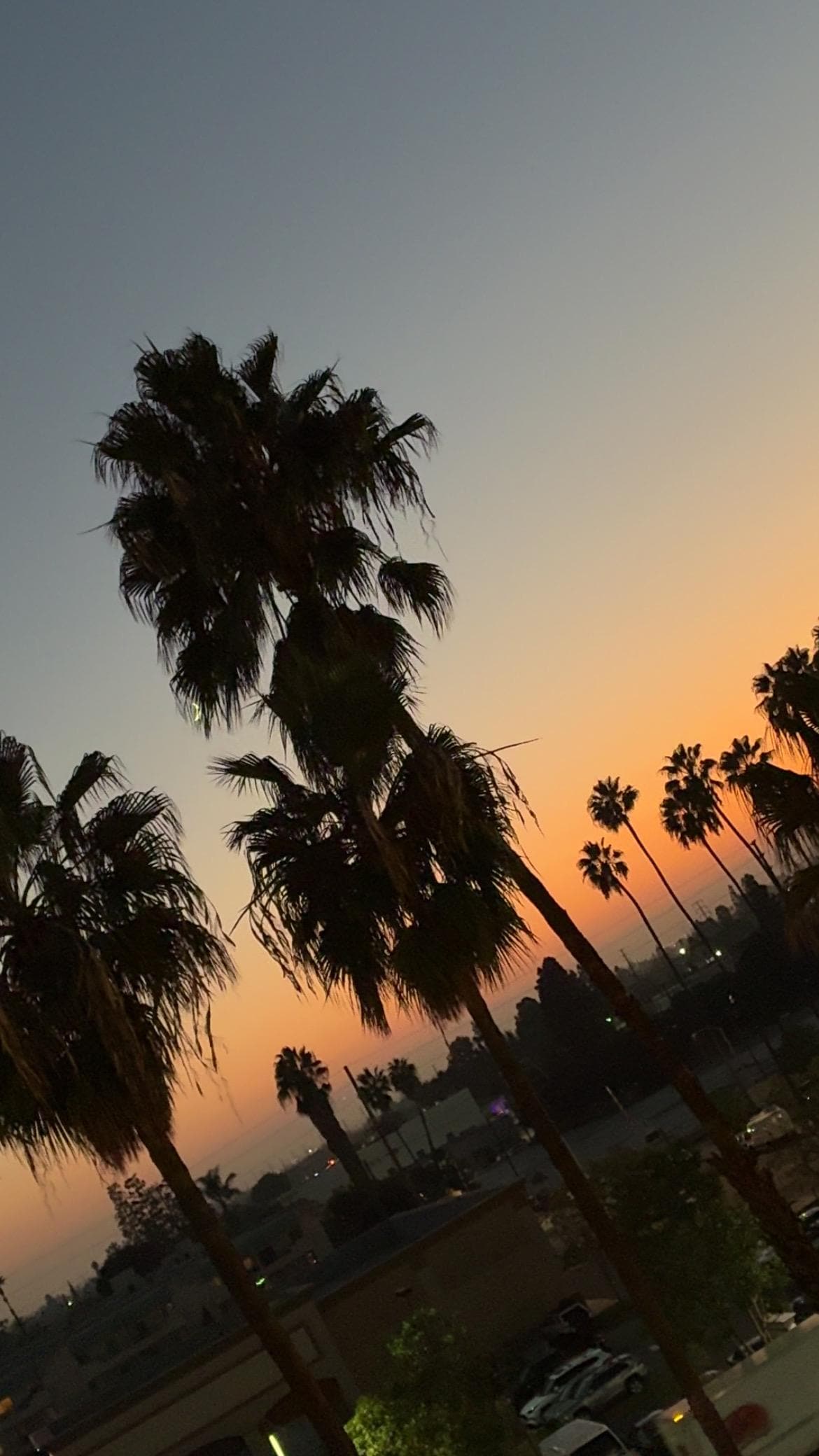 Sunset from our room