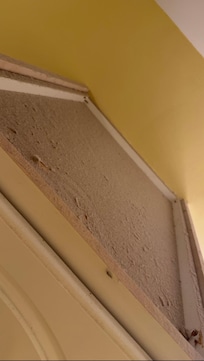 Top of the cabinet dirty